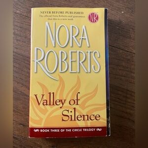 Valley Of Silence Book 3 of Trilogy Nora Roberts Book